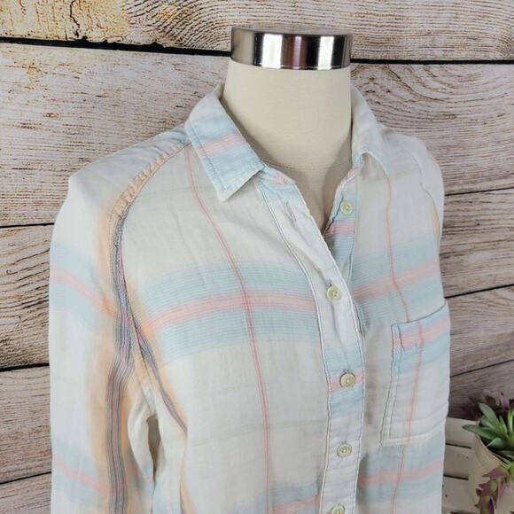 Urban Outfitters BDG‎ Pastel Button Down Top Small - Picture 5 of 7
